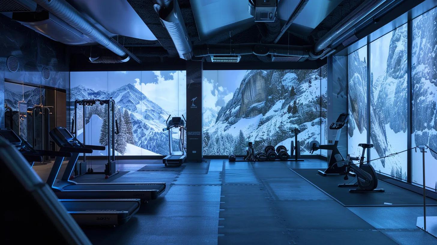 an-invigorating-indoor-gym-scene-show-240e5b7e-4ffd-47c2-a695-699fb7e94517 a view of the inside of a building