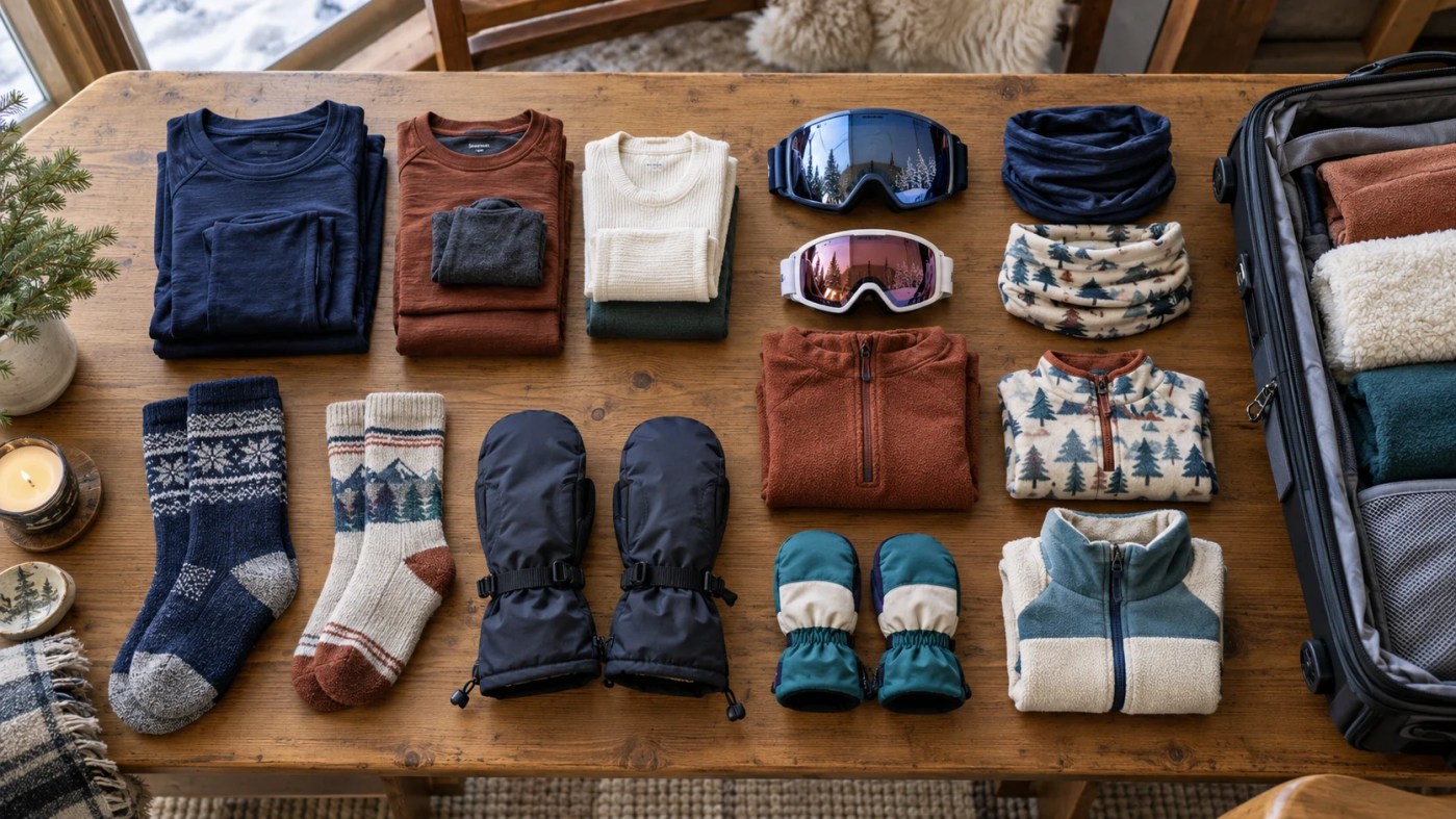 Family Ski Trip Packing List: What to Bring or Rent